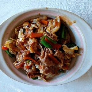 ご飯が進む！豚肉と白菜と春雨の炒め煮♫